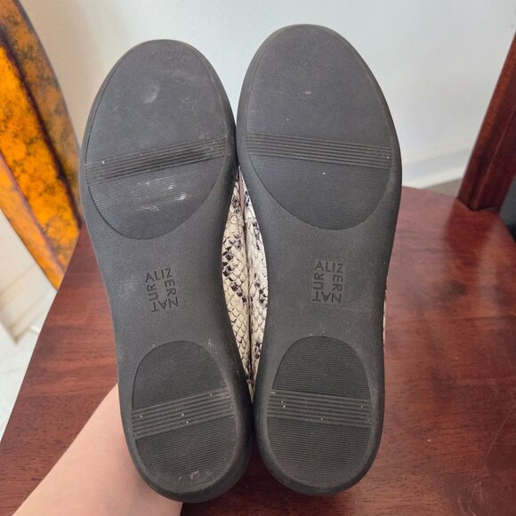 Naturalizer US Womens Size 9 Flexy Snake Print Ballet Flats Leather Upper - Picture 10 of 10